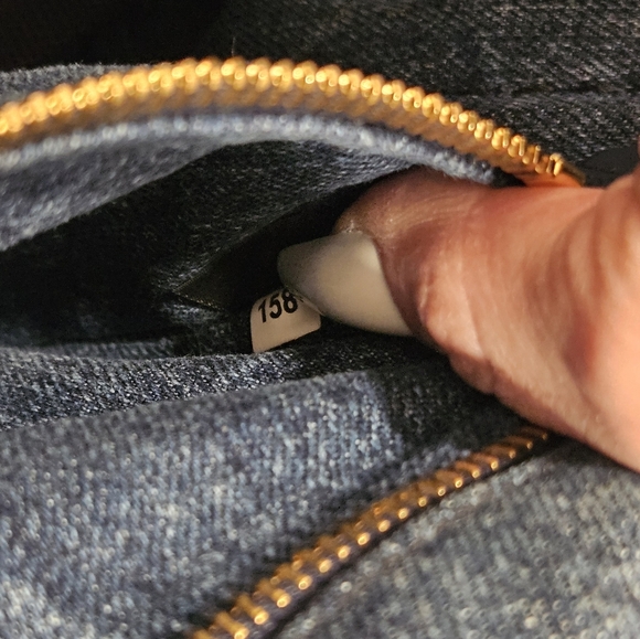 PRADA Blue Denim Mini Canapa Tote Bag + Strap - Picture 11 of 16